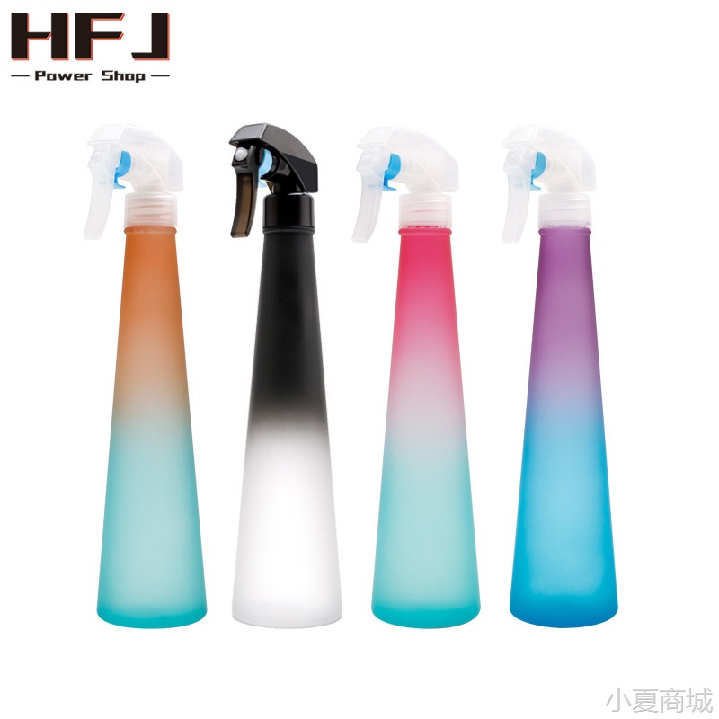 350ml新款锥形高颜值喷雾瓶 发廊总监专用喷壶84酒精清洁消毒喷壶